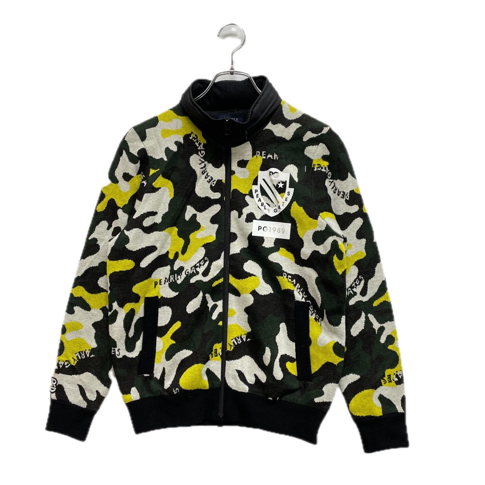 レディース パーリーゲイツ PEARLY GATES ニットアウター 0 S カーキ系 カモフラ柄 裏地