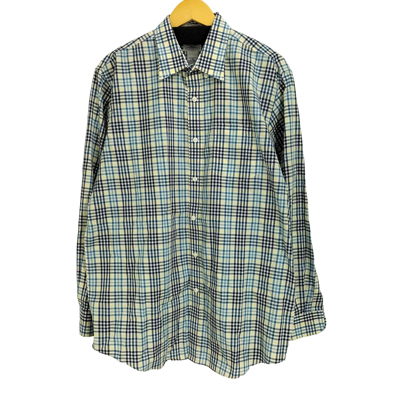 未使用品 Papas Plus マドラスチェックシャツ 定価 ¥30,800 SALE】コットンリネンマドラスチェックシャツ（MENトップス