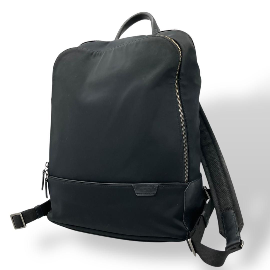 2066 TUMI ハリソン リュックサック ナイロン レザー ブラック