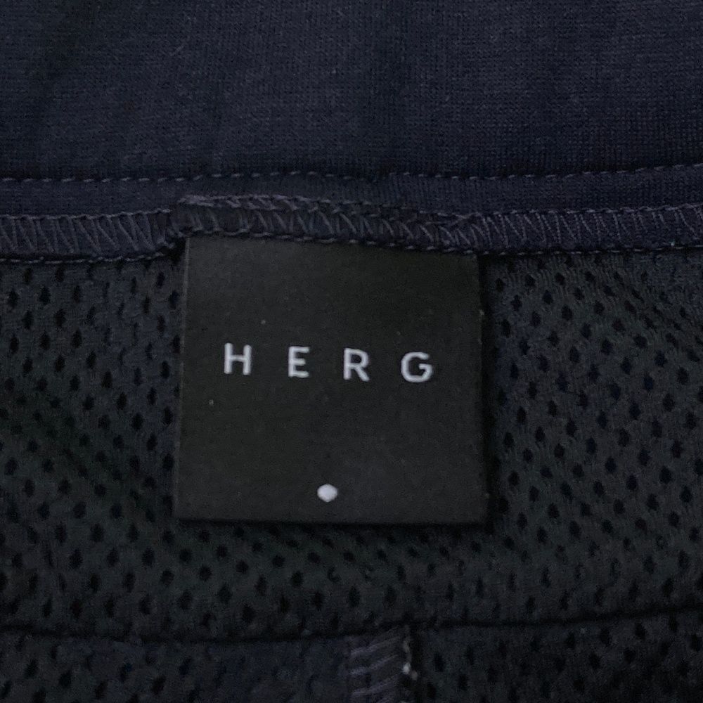 サイズ：M HERG1 エルグワン ストレッチパンツ ネイビー系
