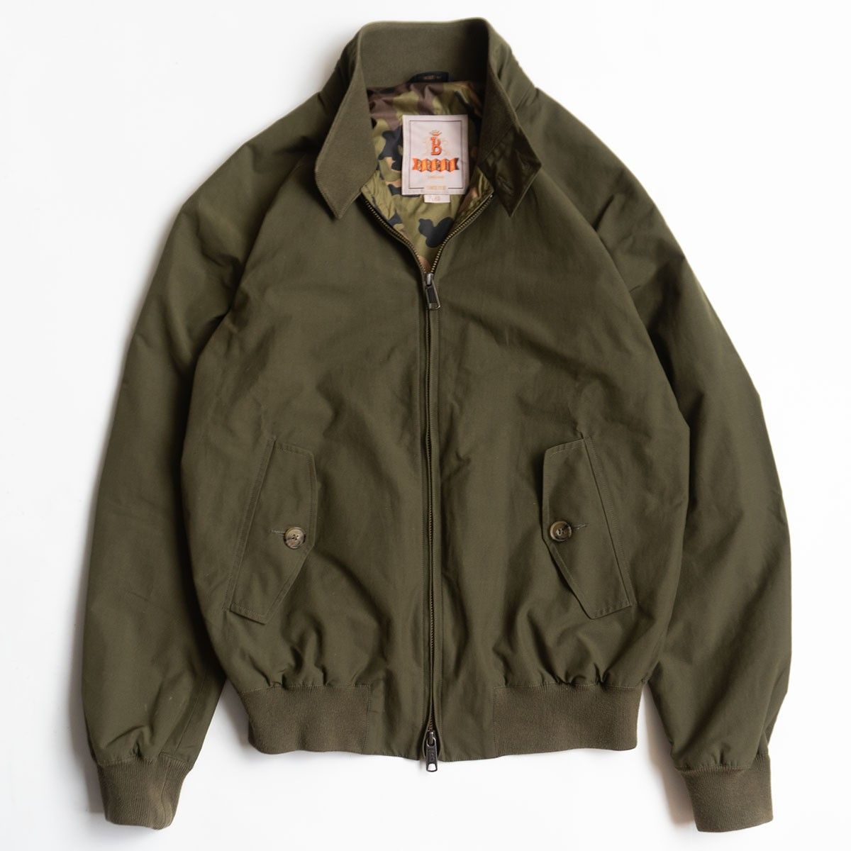 【イングランド製】バラクータ×ビームス 別珍 G9 ハリントンジャケット 36 BEAMS+別注】BARACUTA【G9 スウィングトップ ハリントン