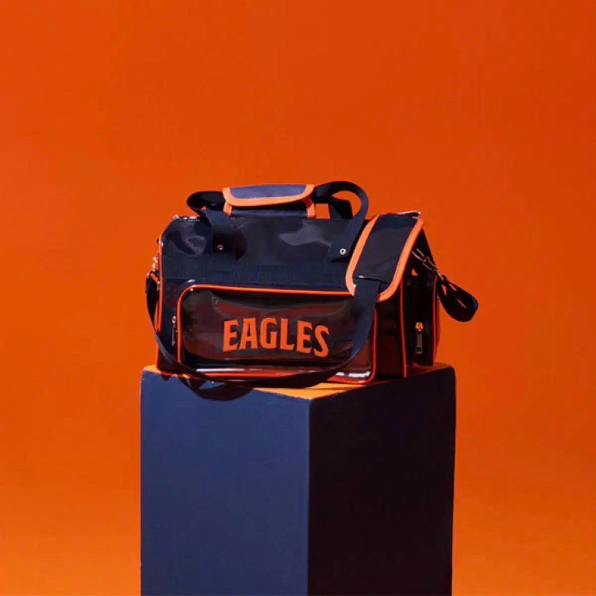 Hanwhae Eagles ハンファ イーグルス ネイビー ボストンバッグ