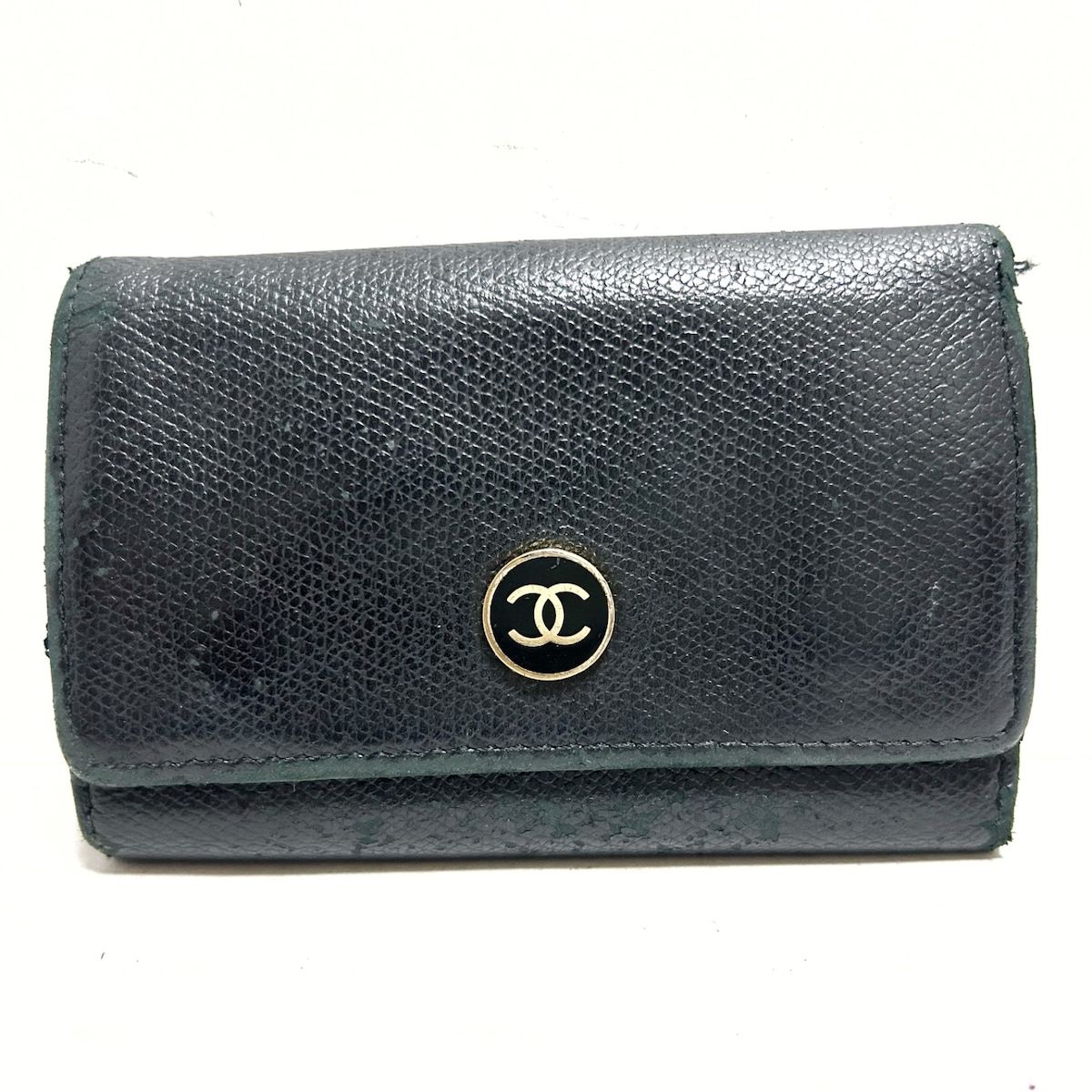 新品シャネルキーケース黒