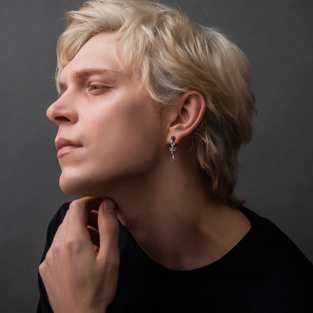 安価な ウイングソードピアス アルテミスクラシック シルバー ジュエリーブランド