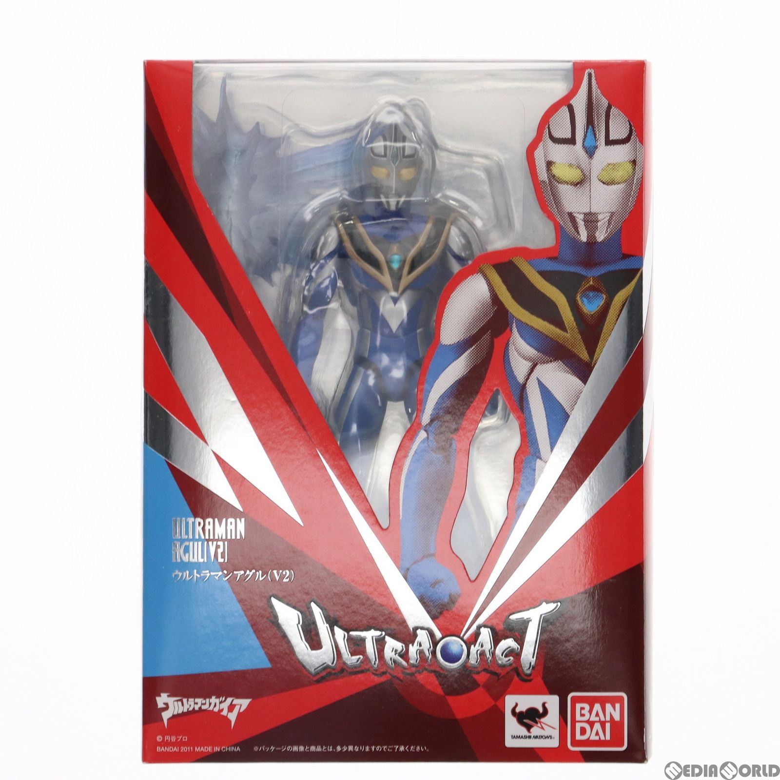 ULTRA-ACT(ウルトラアクト) ウルトラマンアグル(V2) ウルトラマンガイア 完成品 可動フィギュア バンダイ