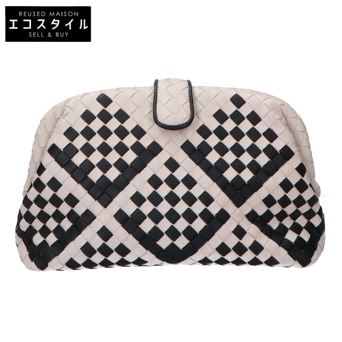 BOTTEGA VENETA ボッテガヴェネタ イントレチャートレザー ロレーン1980 クラッチバッグ
