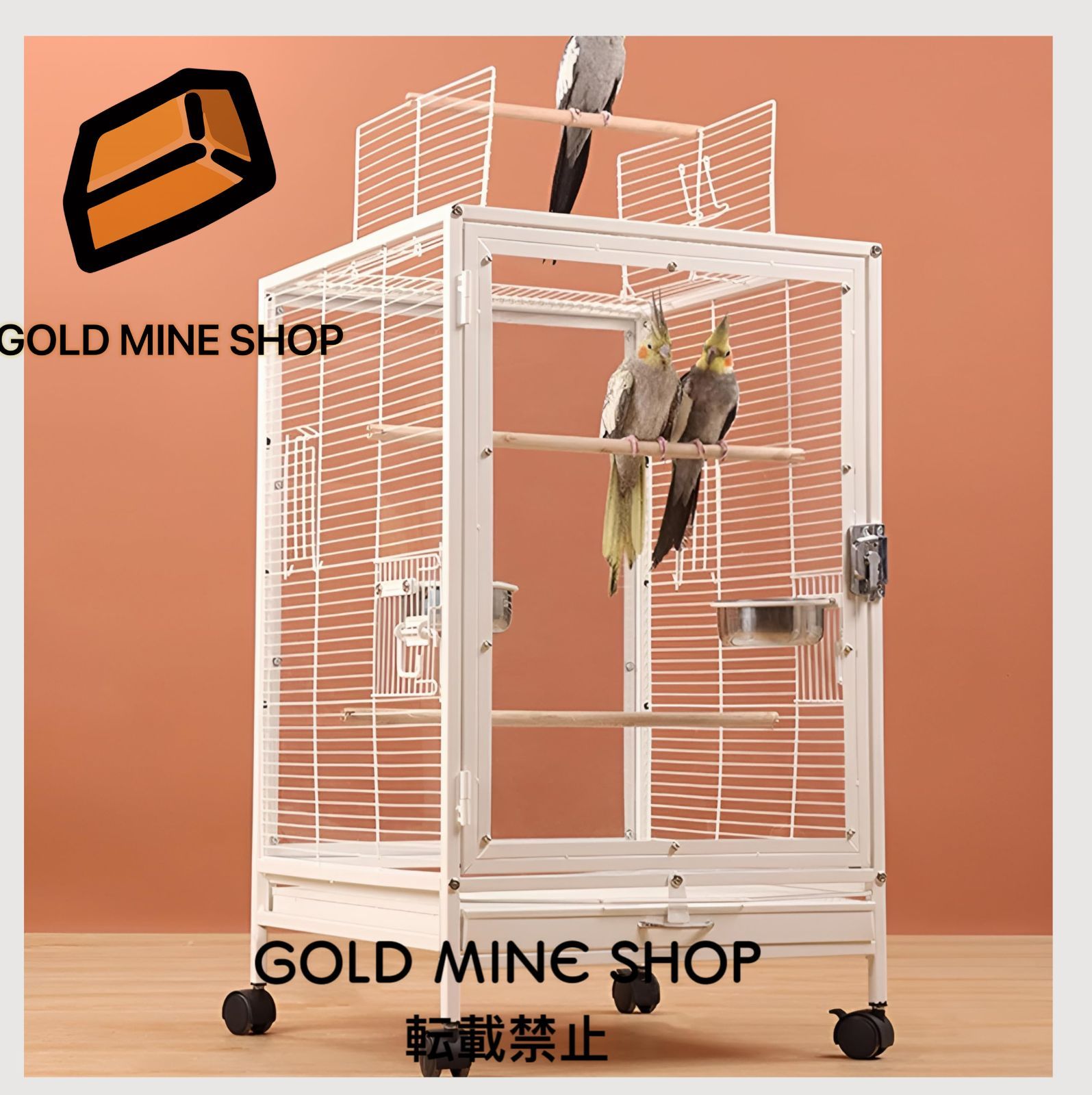 小鳥用飼育ケージ サンコー イージーホーム クリアバード40 イージー