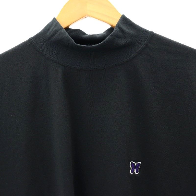 ニードルス モックネックT サイズM 黒 NEEDLES ニードルズ ロングスリーブ モックネックティー BORN