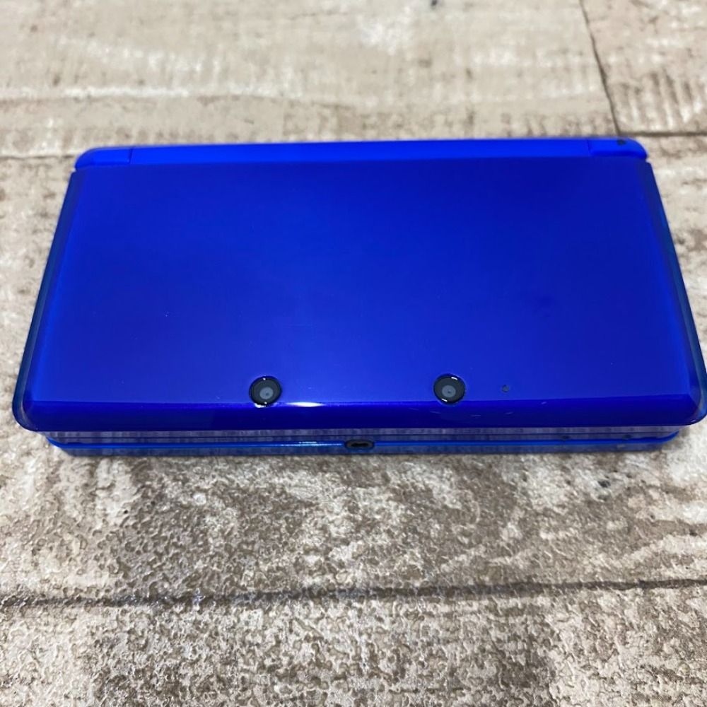08w13422 ゲームハード Nintendo 3DS 任天堂 3DS コバルトブルー 青色 動作 済 完動品 なし 品