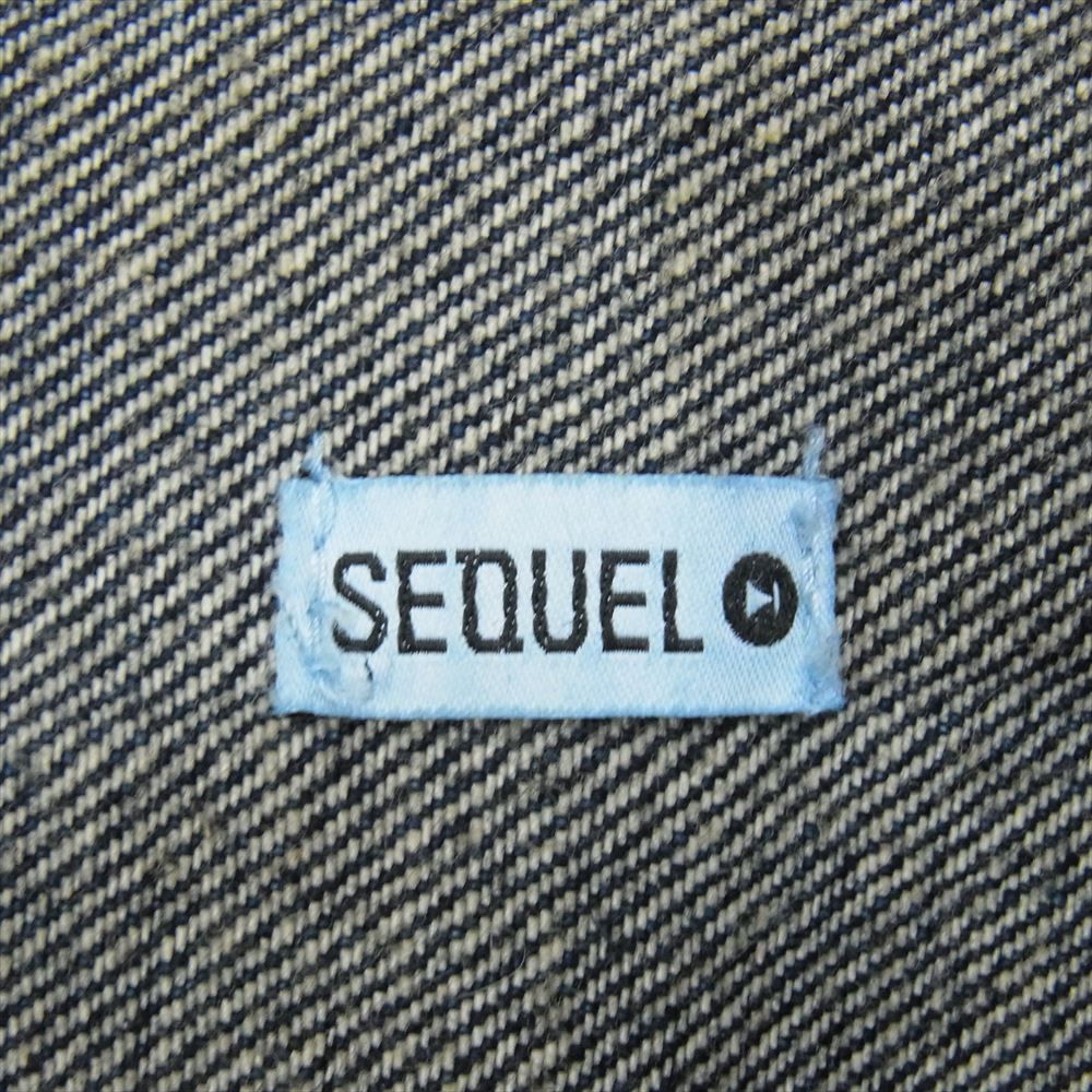 シークエル SEQUEL 22AW SQ-22AW-JK-09 1st DAMAGE DENIM JACKET 