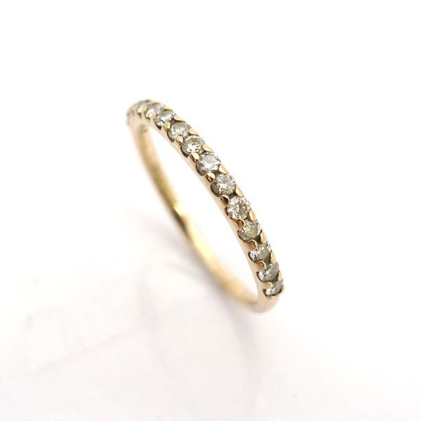 ◇K18 ハーフエタニティ ダイヤ 0.30ct リング 11号 【リング/指輪  