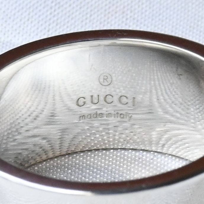 研磨済 GUCCI シルバー リング 20.5号 Ag925 指輪 グッチ WWW_SHINETEETH_COM