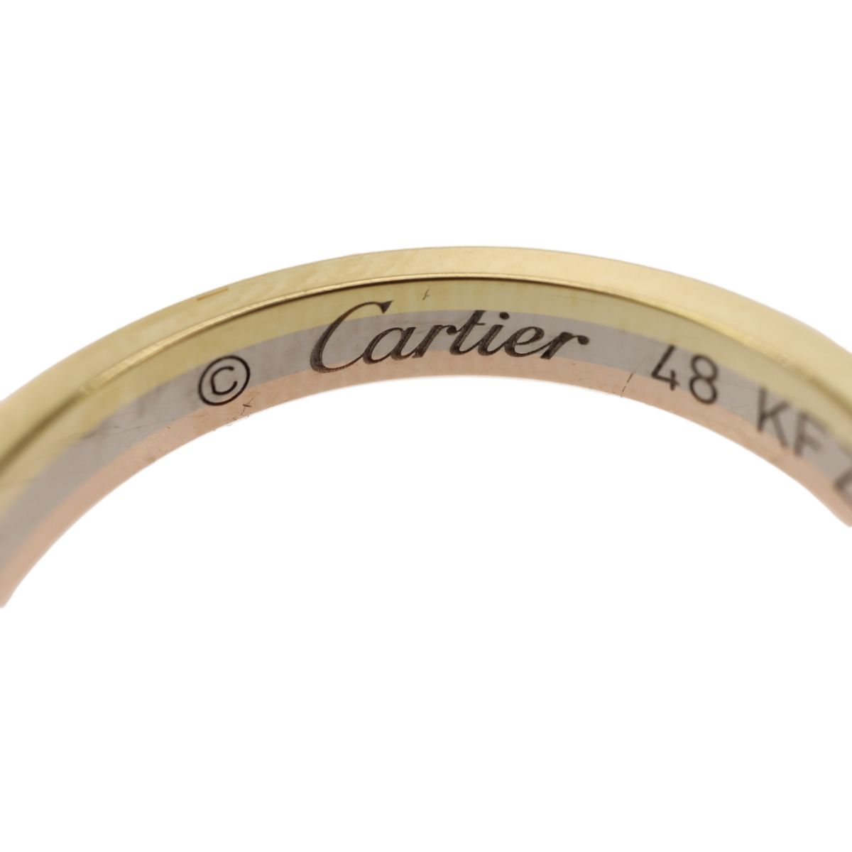 カルティエ　Cartier 750 ゴールド リング　48 8号 楽天市場】CARTIER Cartier カルティエ 750 18金イエロー