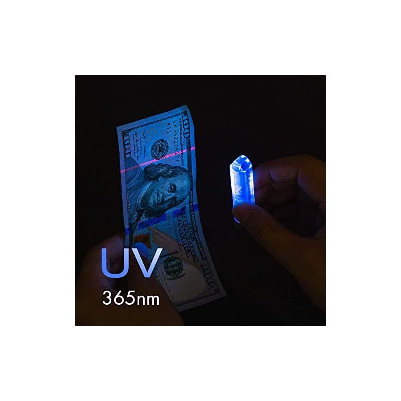 RovyVon LED Aurora A8 キーホルダー型懐中電灯 650高ルーメン超高輝度 EDCミニサイズ USB-C充電式 10モード チェック 読書に最適 365nm 赤 白 0