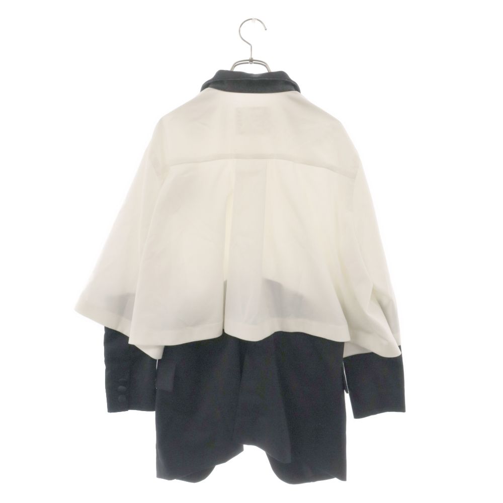 Sacai (サカイ) 21SS レイヤード スーチング 長袖シャツ