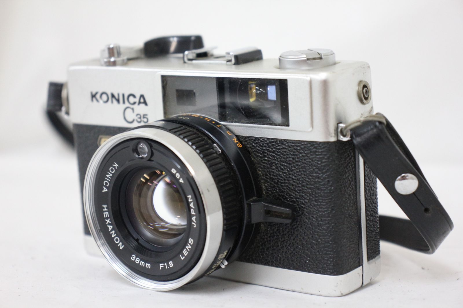 訳あり品 コニカ KONICA C35 FD HEXANON 38mm F1.8 レンジファインダー カメラ e2626