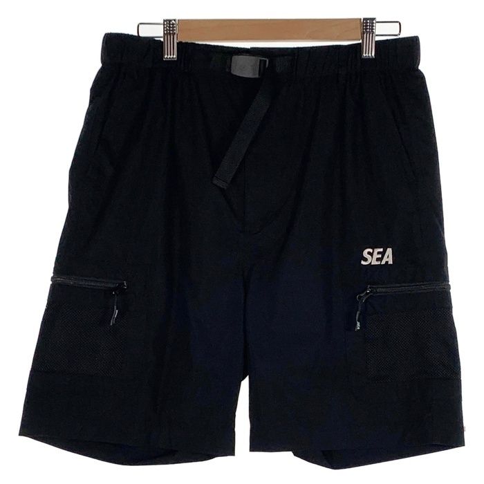 wind and sea ウィンダンシー　ショートパンツ　M　ブラック WIND AND SEA ウィンダンシー 22SS NEIGHBORHOOD ネイバーフッド