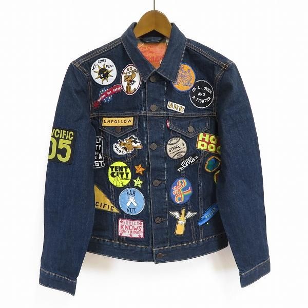 anc リーバイス LEVIS Gジャン デニムジャケット M スリムトラッカー