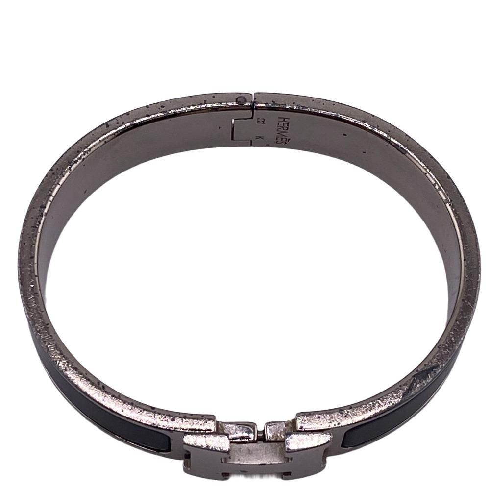 HERMES/エルメス Hバングル クリッククラックPM エナメル バングル