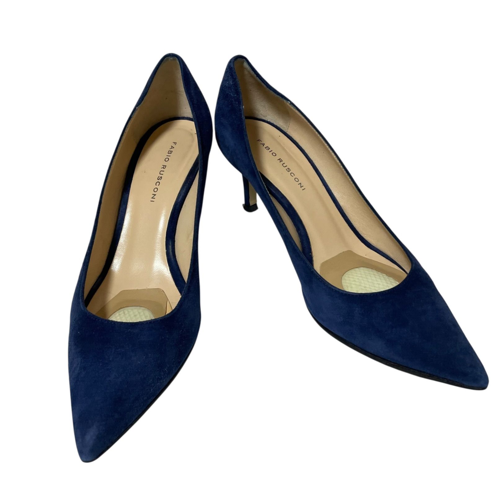 FABIO RUSCONI】スウェードポインテッドトゥパンプスサイズ37