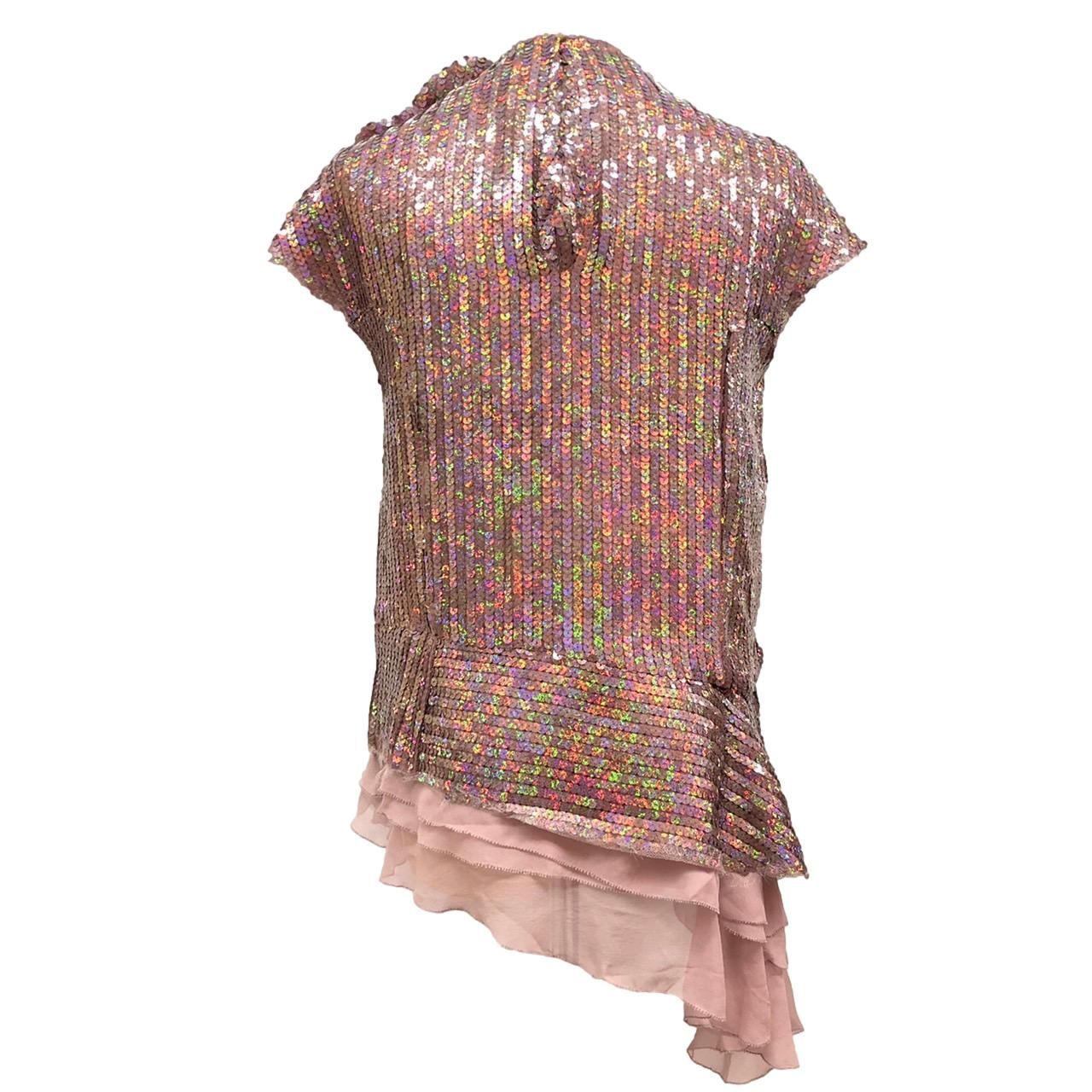 MARC JACOBS マークジェイコブス カットソー スパンコール 花 2 サイズ 