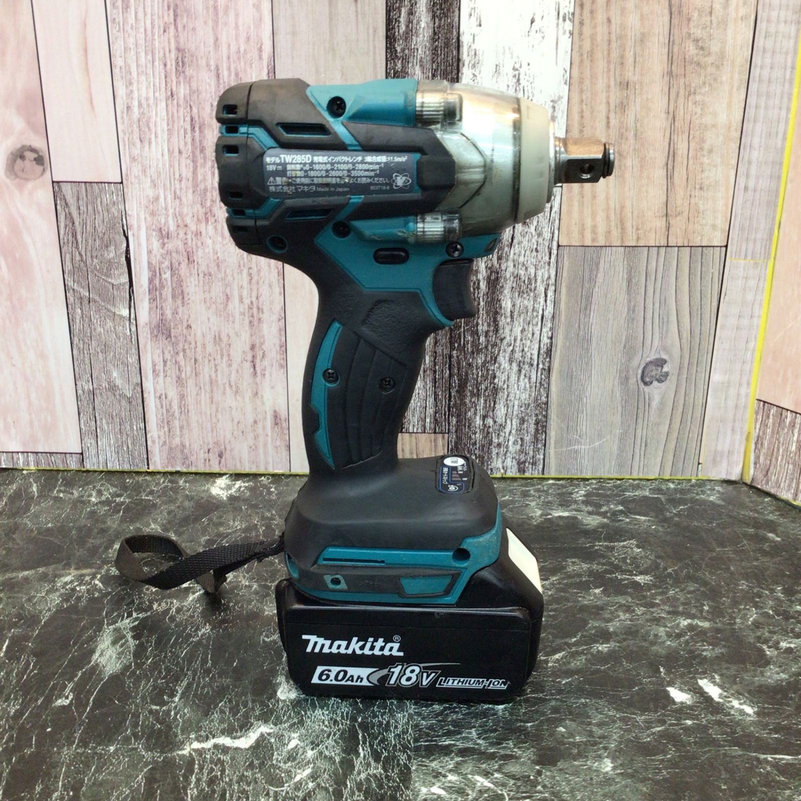 おまけ付き】makita マキタ充電式インパクトレンチ TW285D 18V 6.0Ah 