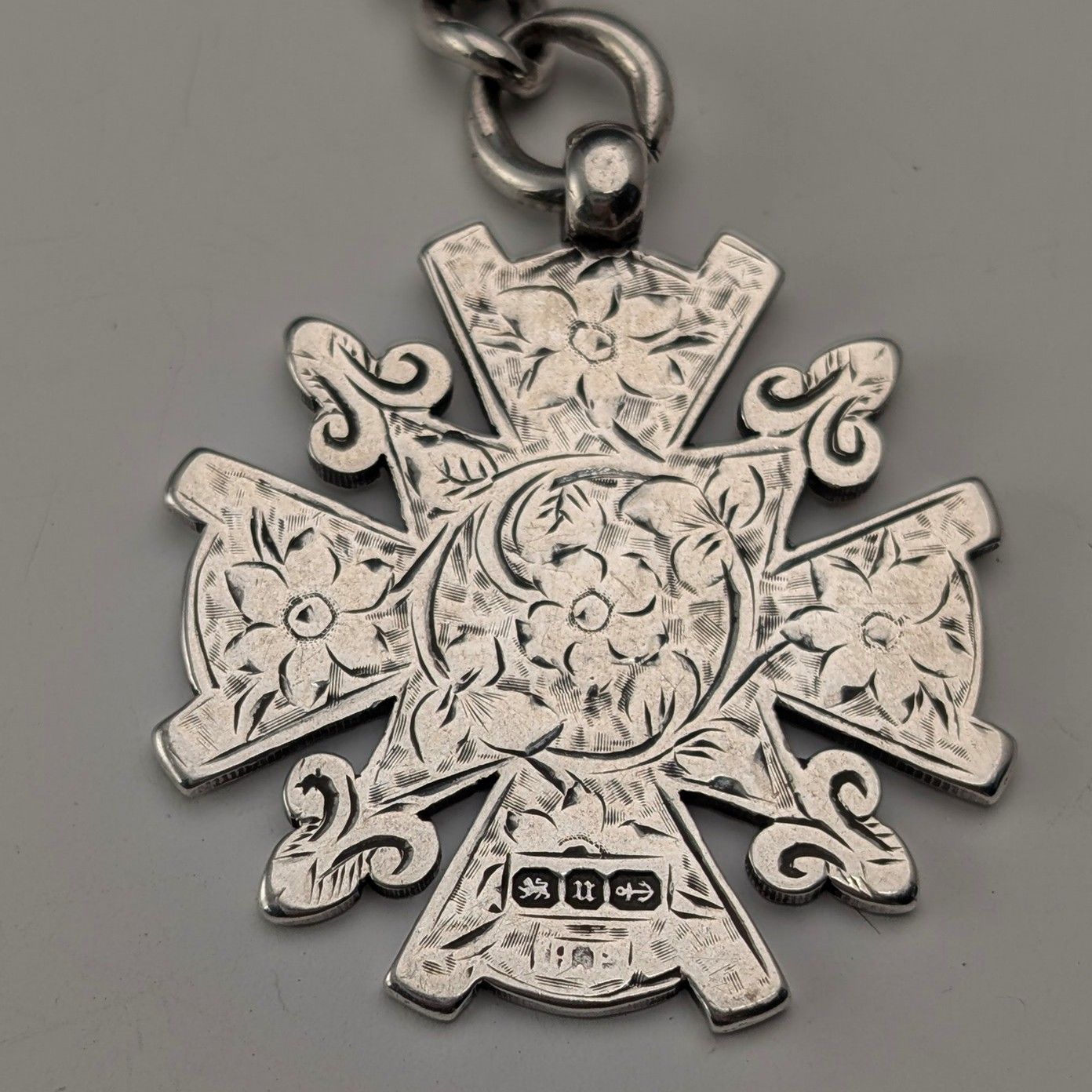 純銀メダルフォブ