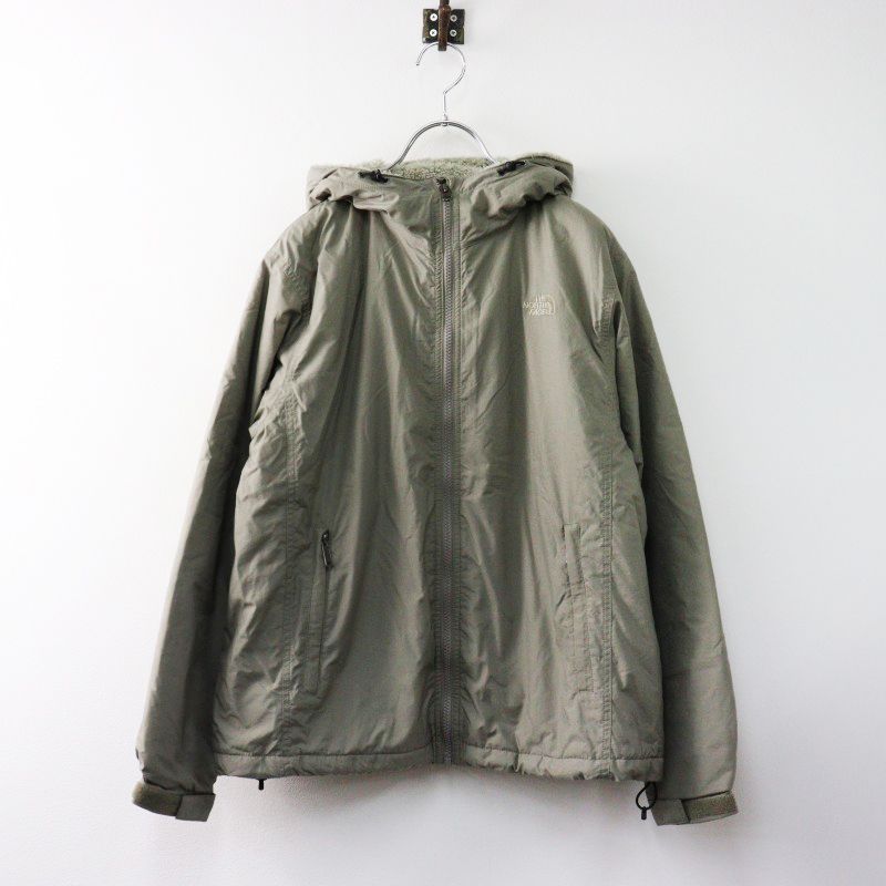 定価2.2万 ザノースフェイス THE NORTH FACE コンパクトノマドジャケット L|カーキベージュ系 軽量 はっ水加工 2400014474305