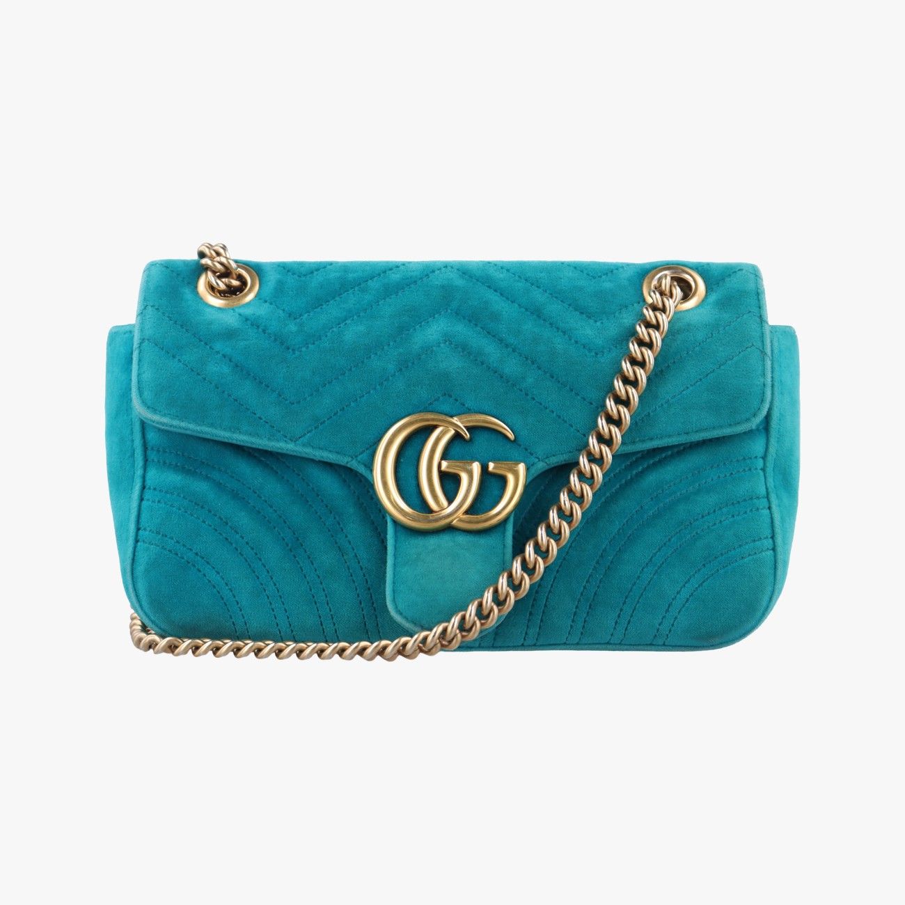 グッチGucciGGマーモント ブルー ベロア 443497 B022702111