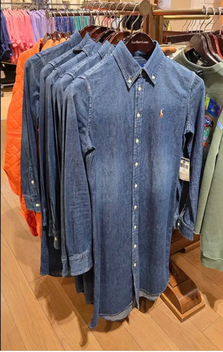 ポロ Ralph Lauren ラルフローレン デニム シャツ