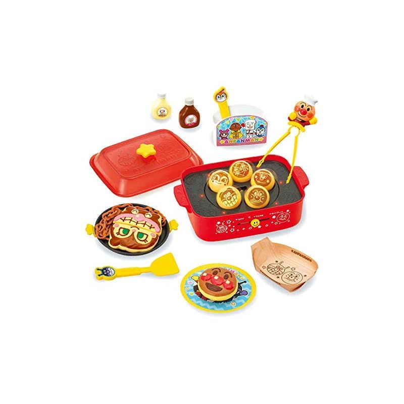 ジョイパレット アンパンマン たこやきノリノリ パーティーしちゃお! おしゃべりホットプレート 幅168x高さ420x奥行き297mm 181543