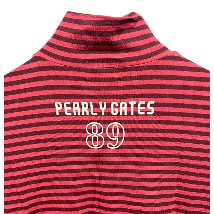PEARLY GATES パーリーゲイツ レディース モックネック 長袖シャツ LL