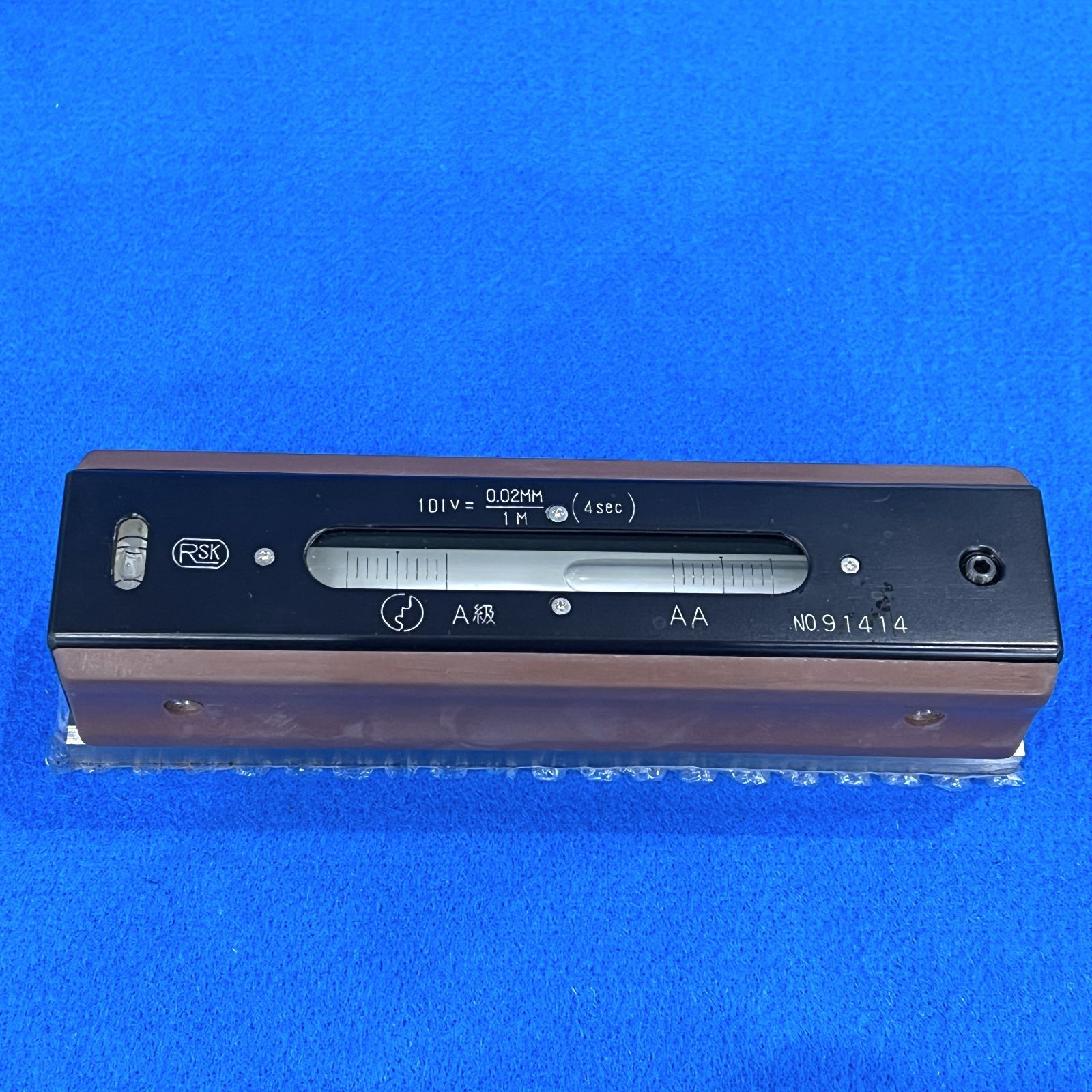 精密平形水準器 新潟理研測範 200×0.02