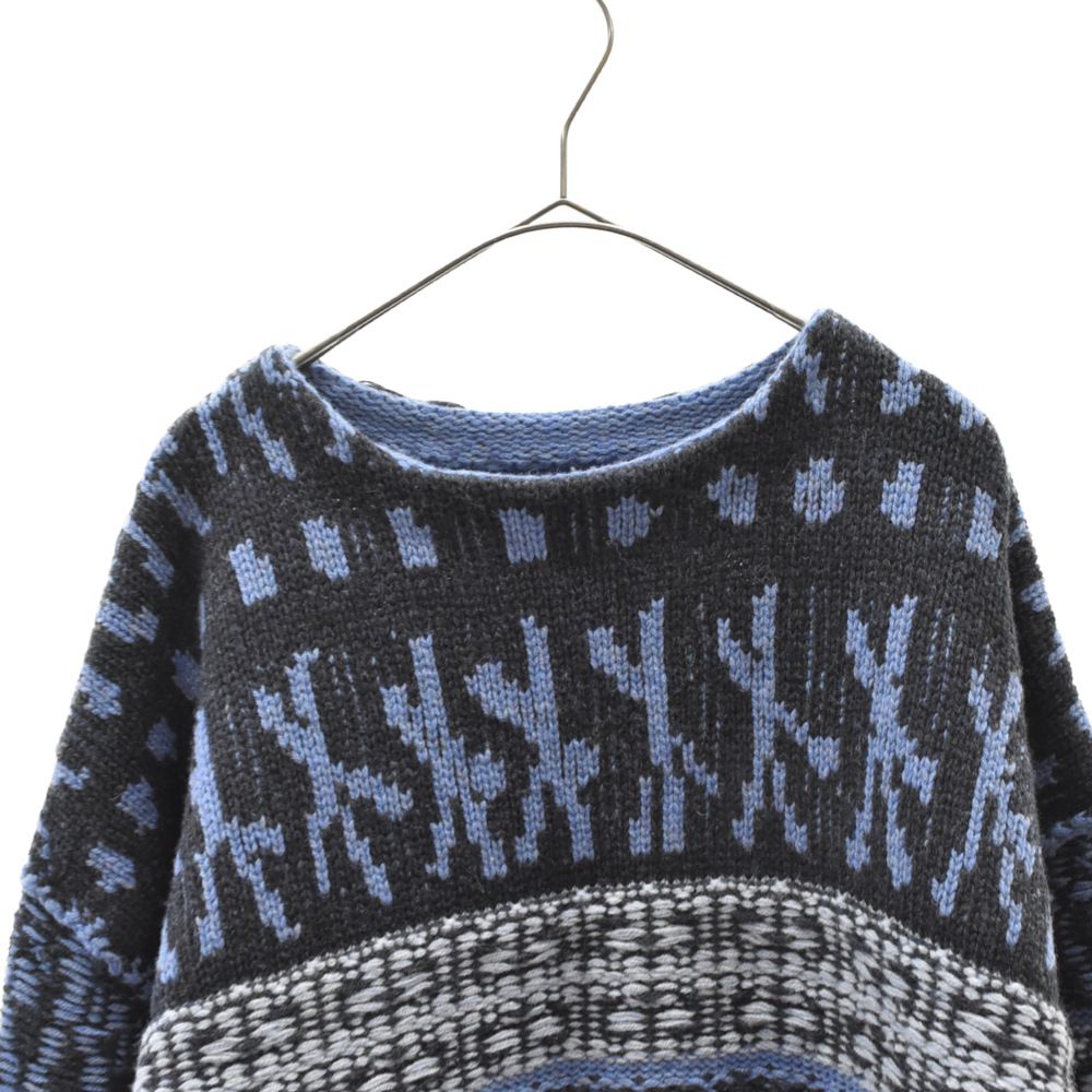 GIVENCHY (ジバンシィ) 21AW MOTIF STRIPE JACQUARD WOOL KNIT 