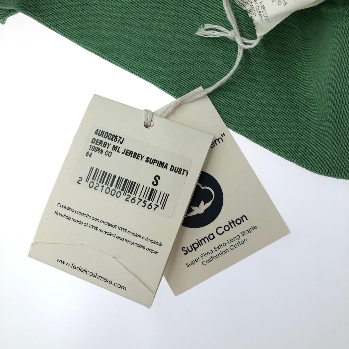 良好 FEDELI フェデリ DERBY ML JERSEY SUPIMA タートルネック