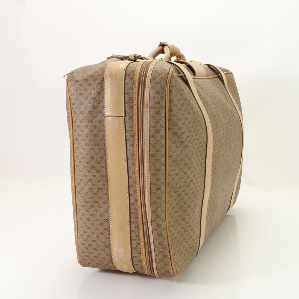 グッチ マイクロGG オールド 010 39 523 70 レザー ボストン バッグ