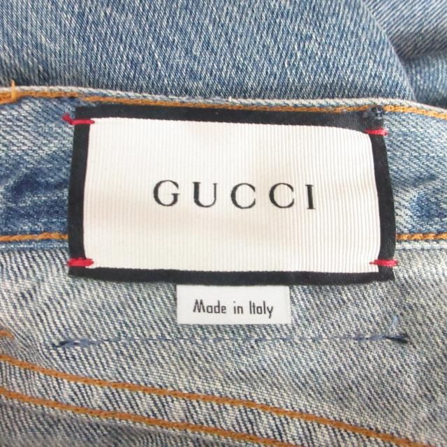 グッチ GUCCI エコブリーチドリップド オーガニック デニム