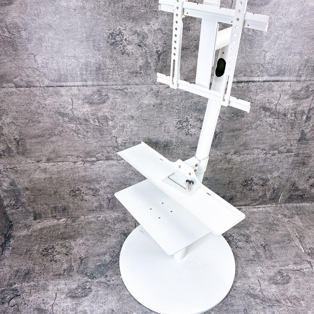 WALL ホワイト テレビスタンド 分解発送 ハイタイプ