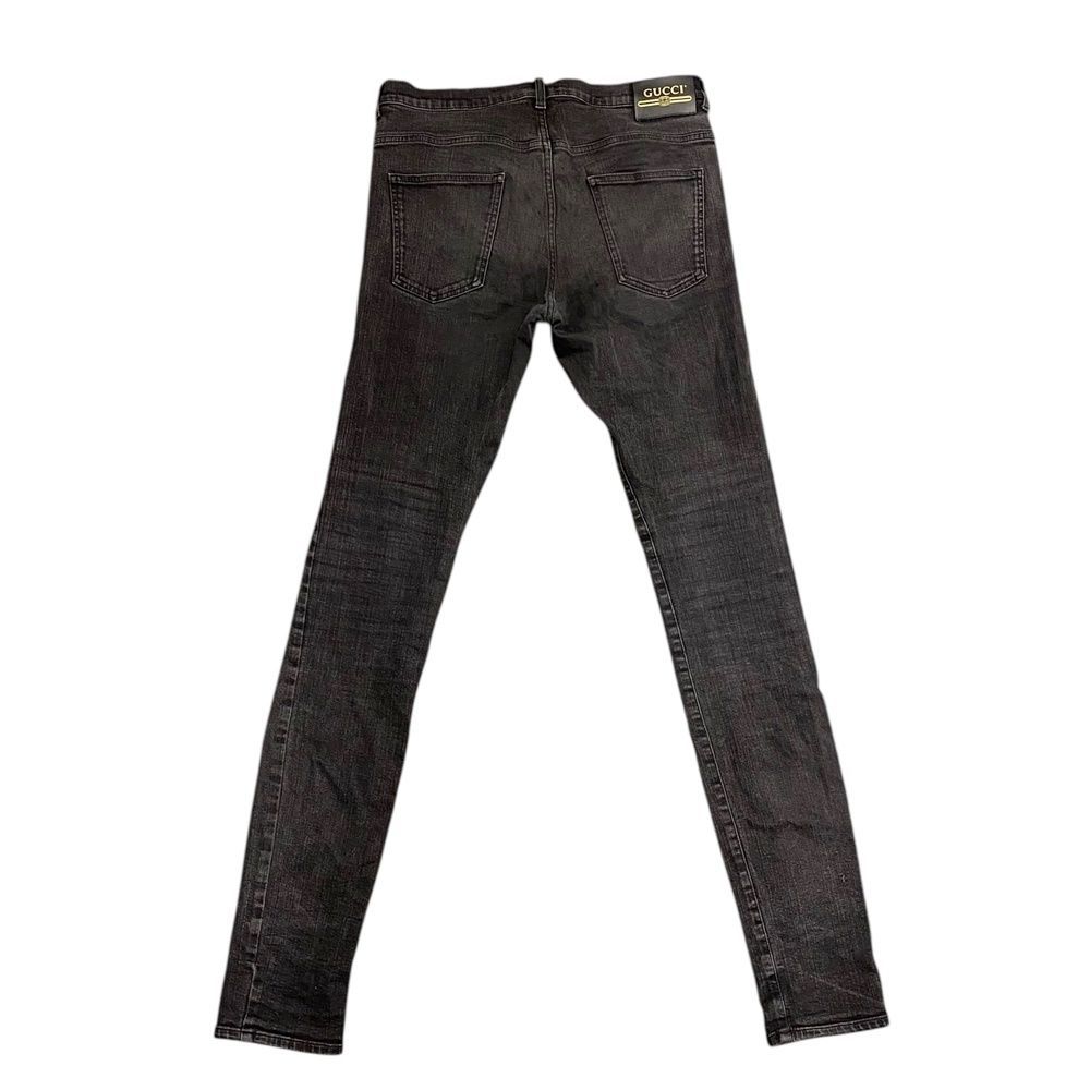 グッチGUCCI スキニーデニムブラックサイズ36
