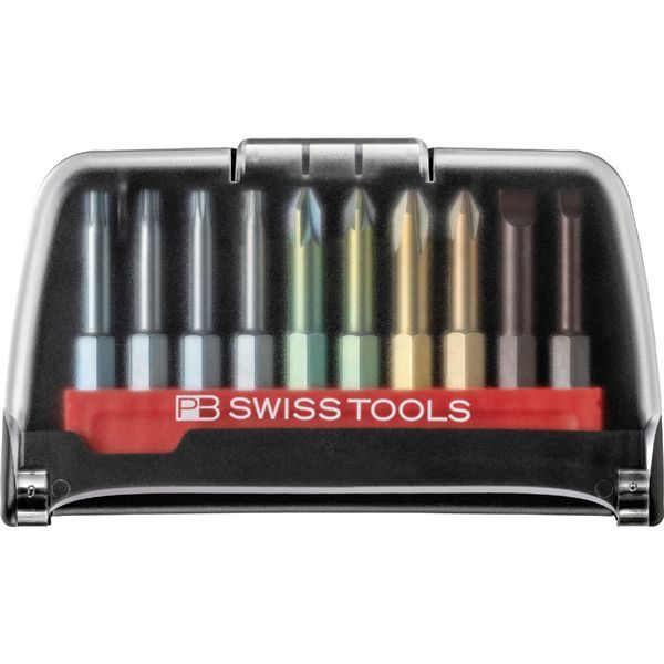 PB SWISS TOOLS ピービースイスツールズ 10本組 段付きビットセット ケース入 E6.702BC