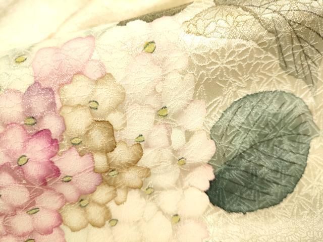 平和屋着物○訪問着 オマージュ アート 黒地 金彩 正絹 逸品 DAAQ3107ps