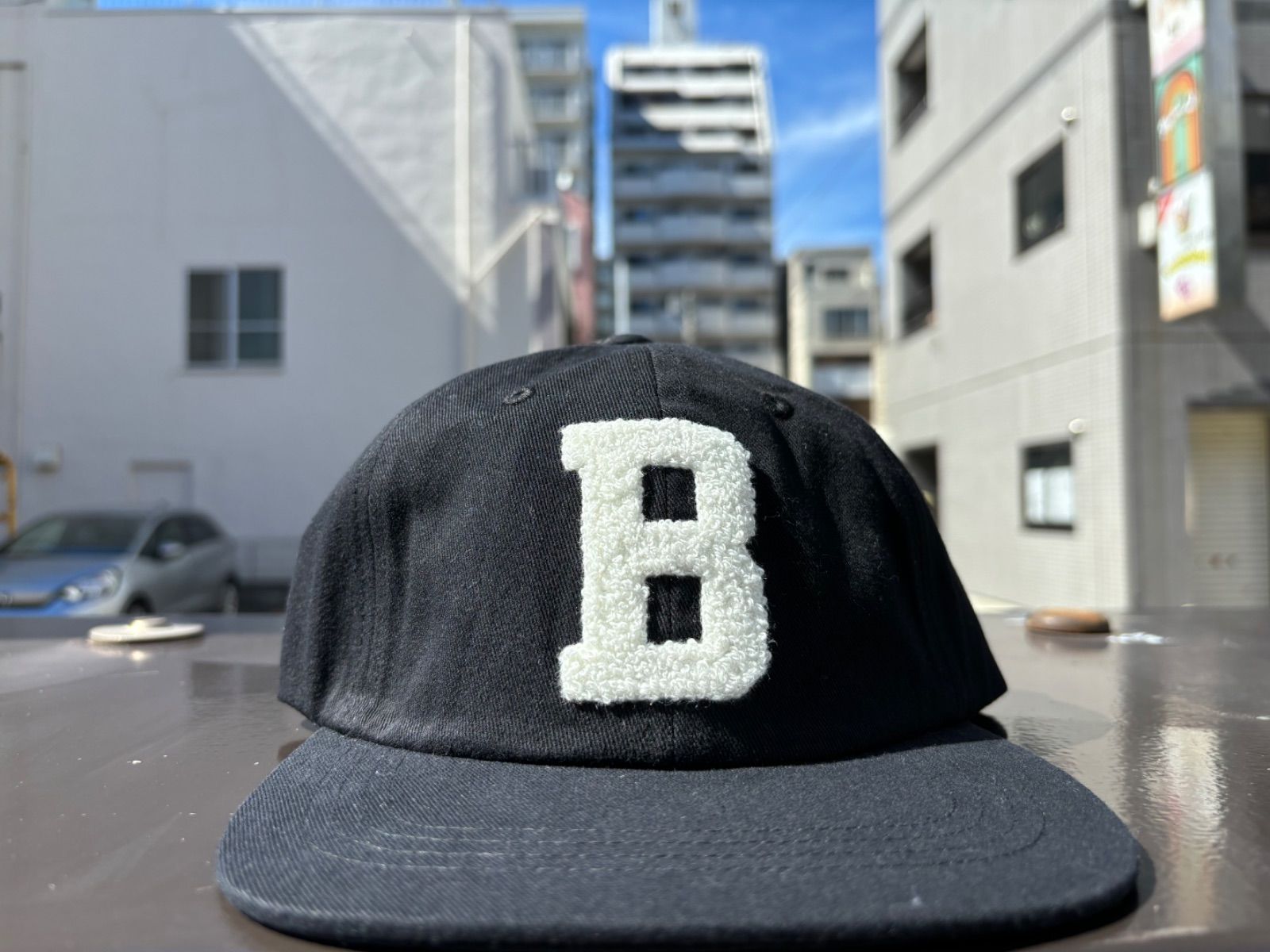 BILLIONAIRE BOYS CLUB CHENILLE LOGO CAP B BLACK ¥10450 ＋ 送料¥880