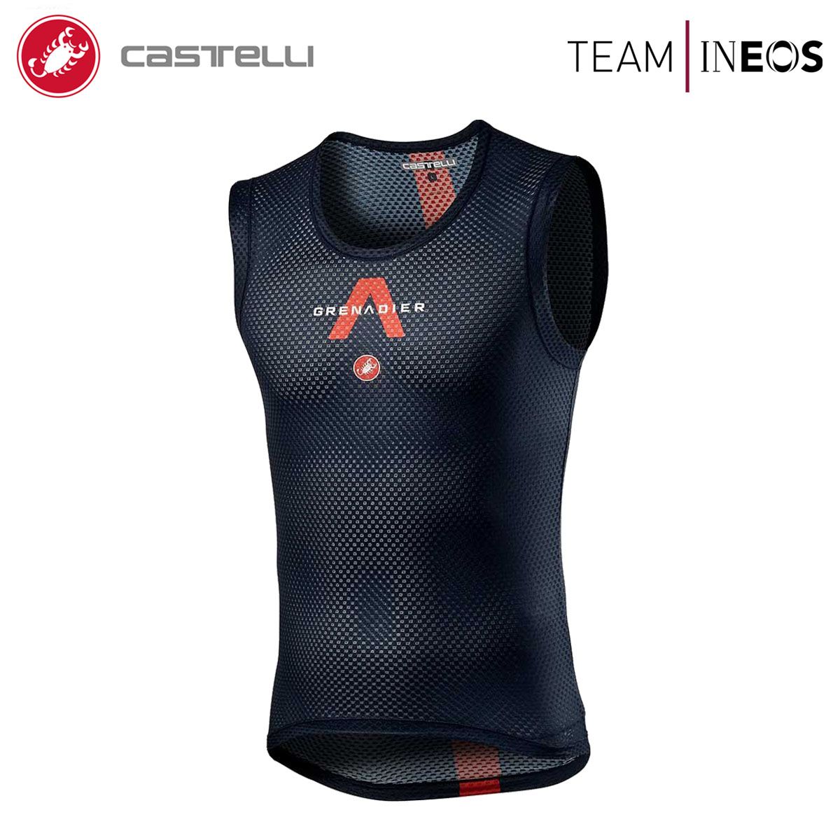 CASTELLI 31096 INEOS GRENADIERS PRO MESH SLEEVELESS カステリ イネオス グレナディアーズ ベースレイヤー