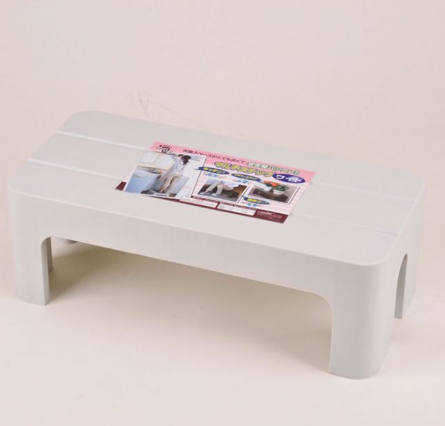 マルチステップワイド クールグレー H-5519 [天面スペースが広くて、定