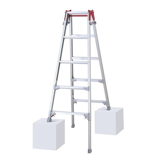 長谷川工業 Hasegawa はしご兼用脚立脚部伸縮RYZ-15d1.31~1.63m 10887