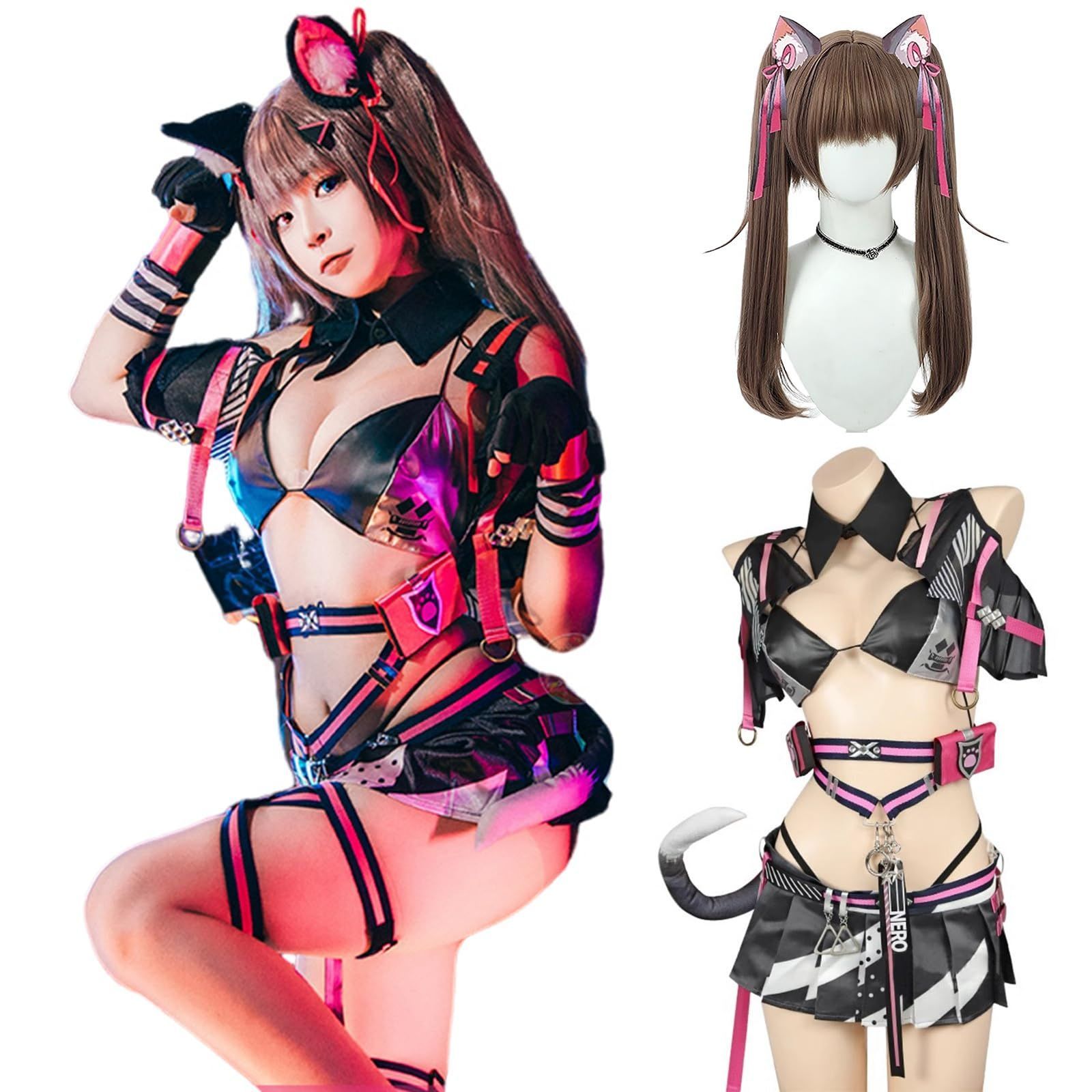 新品、未使用 ネロ ウィッグ付き [神併良品] 勝利の女神 ニケ コスプレ