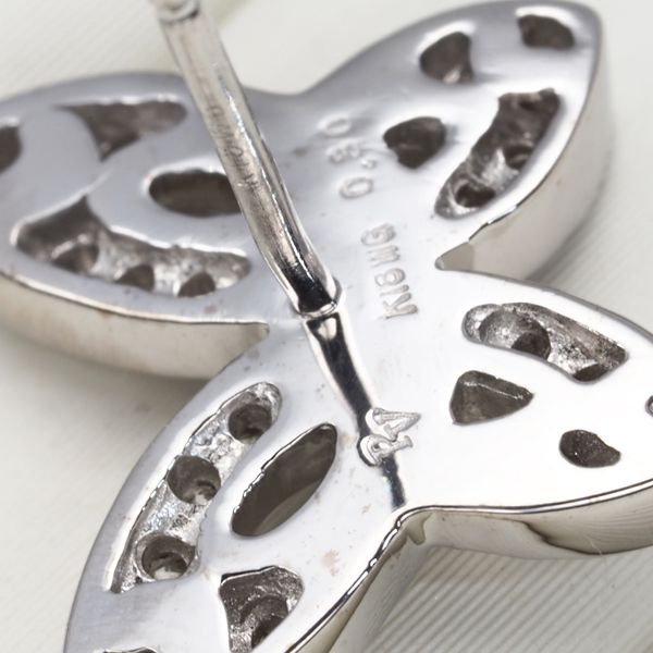 ポンテヴェキオ ピアス ダイヤ ダイヤモンド 0.30ct/0.30ct 蝶  