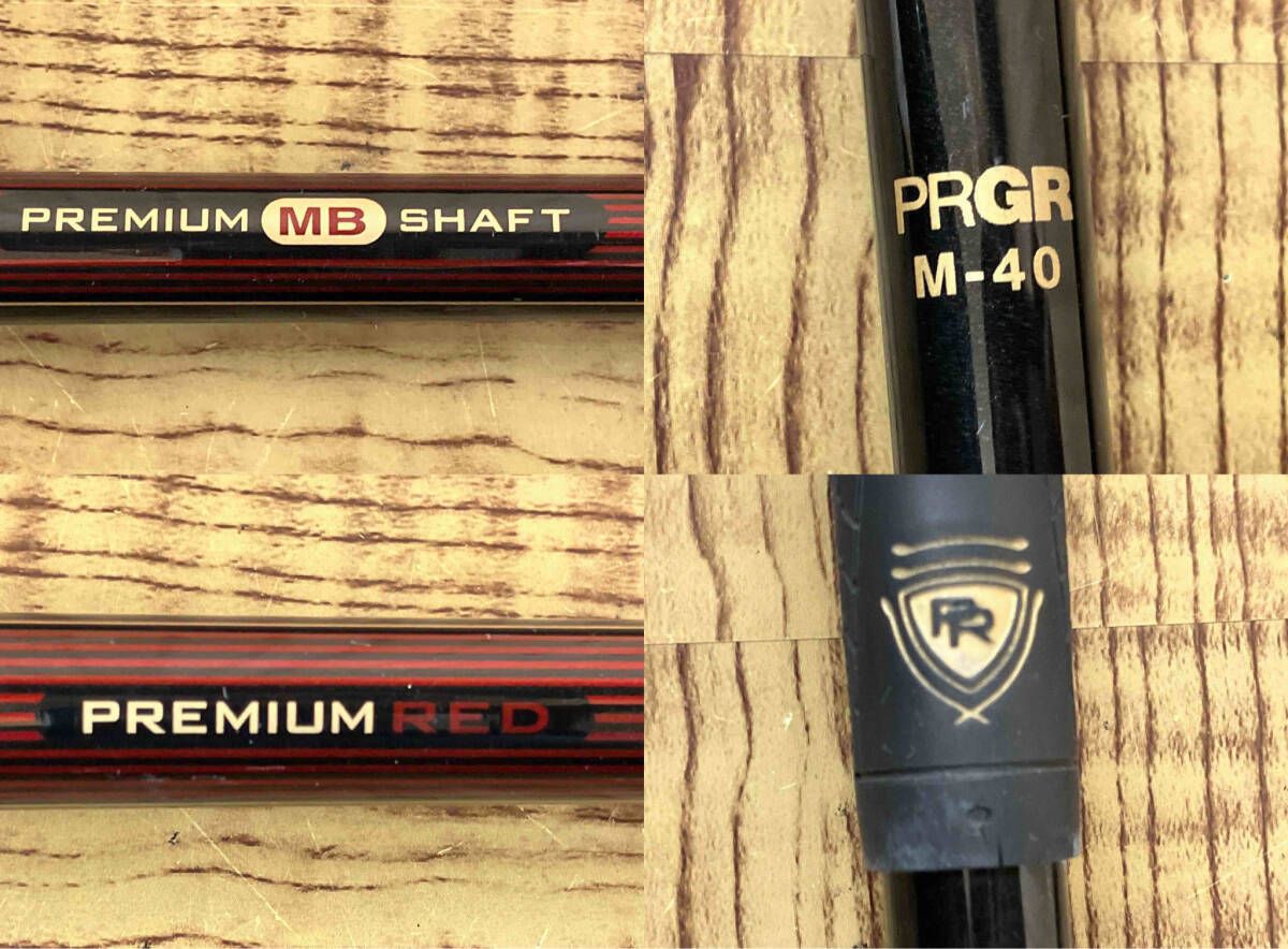 PRGR TR-X 505 PREMIUM RED プロギア プレミアム レッド アイアン5本セット