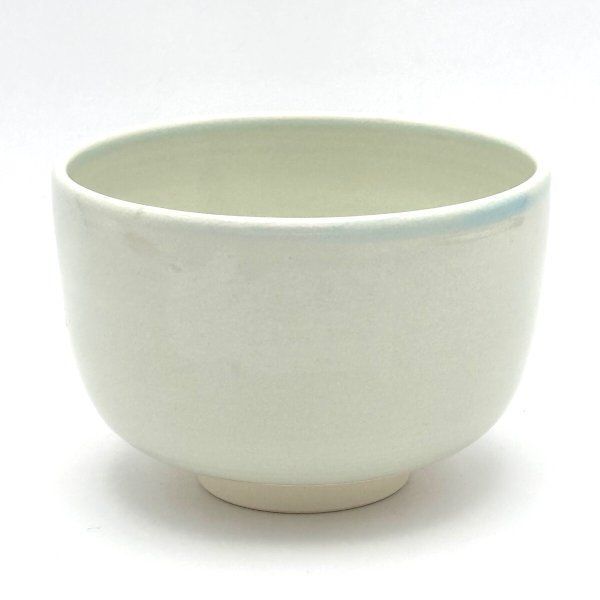 八木海峰作 雪うさぎ抹茶碗