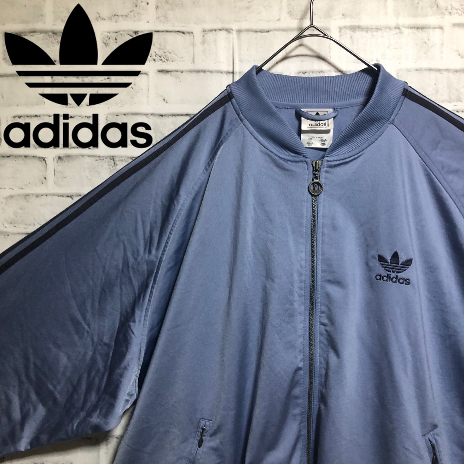 希少3XL⭐️80s adidas トラックジャケット/ジャージ 刺繍トレ 希少3XL⭐️80s adidas トラックジャケット/ジャージ 刺繍トレ